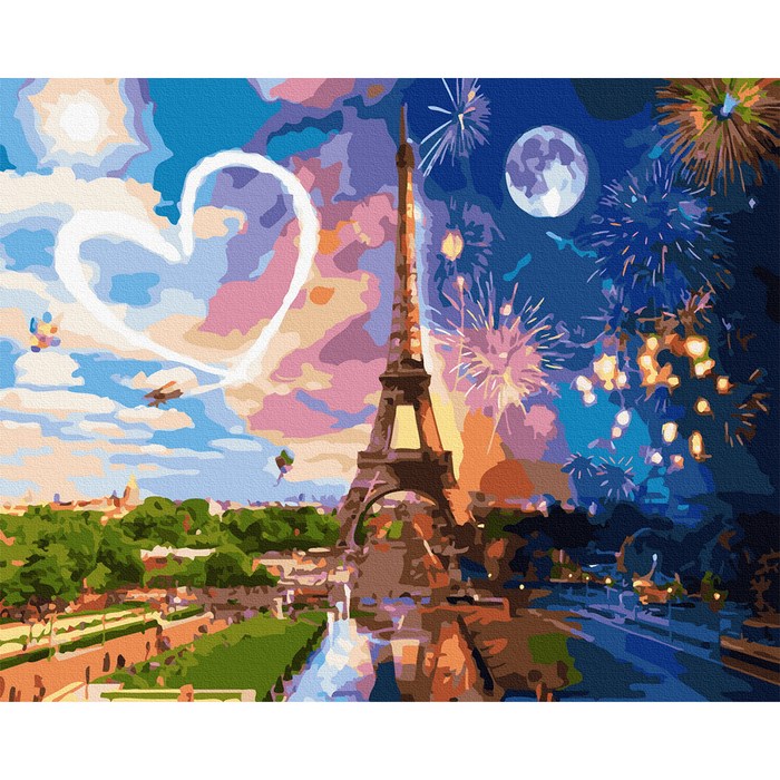 아트조이 DIY 명화그리기 40 x 50 cm, 에펠탑 하트 대표 이미지 - 에펠탑 추천