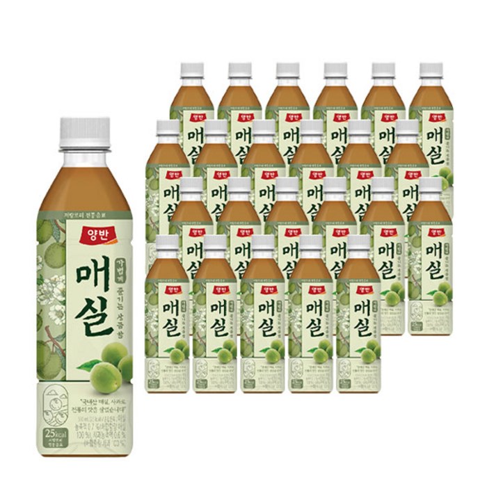 양반 매실 주스, 500ml, 24개 대표 이미지 - 매실 원액 추천