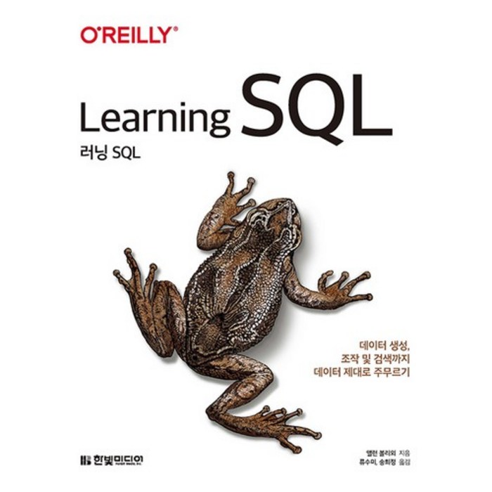 러닝 SQL, 한빛미디어 대표 이미지 - SQL 책 추천