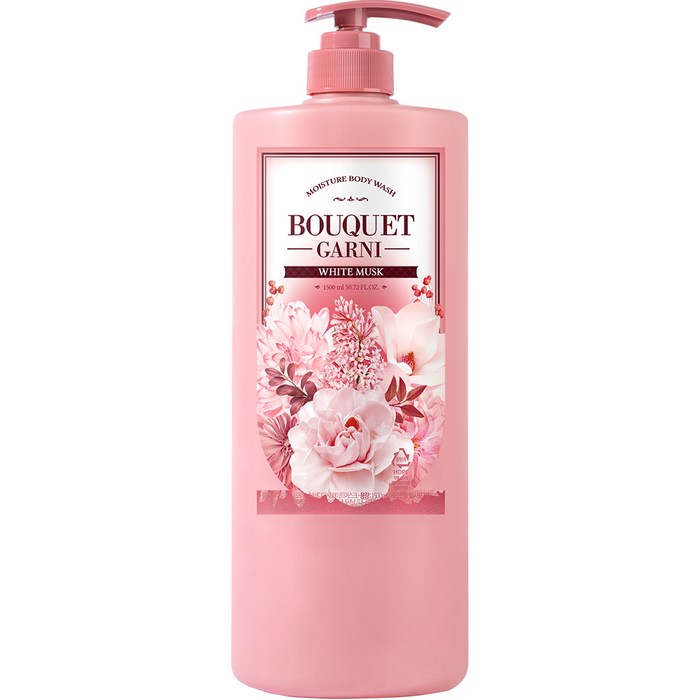 부케가르니 모이스처 바디워시 화이트머스크, 1500ml, 1개 대표 이미지 - 부케가르니 추천