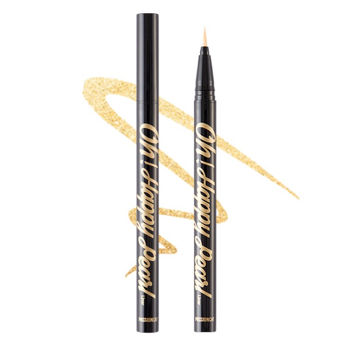 패션캣 오해피 펄 라이너 0.5g, NO 1 GLOW GOLD, 1개 대표 이미지 - 물놀이 메이크업 추천