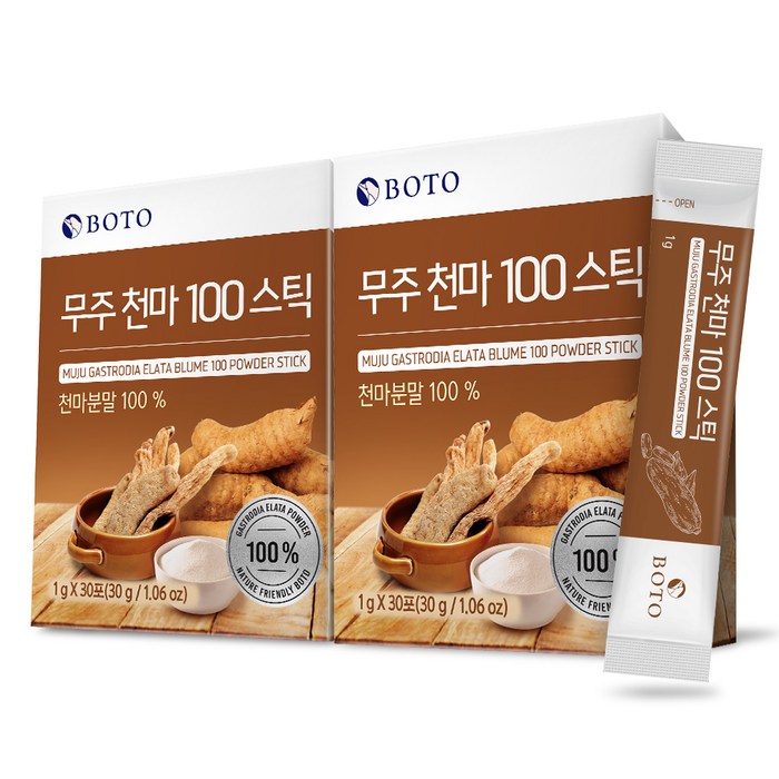 보뚜 무주 천마 100 스틱, 1g, 60개 대표 이미지 - 무주 천마 추천