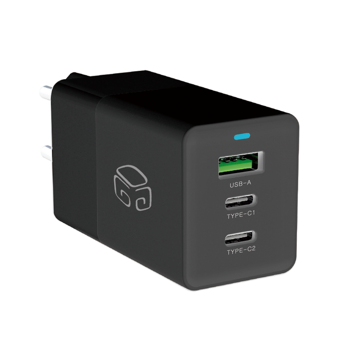 디지지 PPS PD 3.0 USB 3포트 젠 고속 충전기 65W, 블랙, 1개 대표 이미지