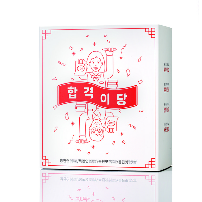 웰러 합격이당 건강엿 35g x 4종, 140g, 1세트 대표 이미지 - 법규형 추천