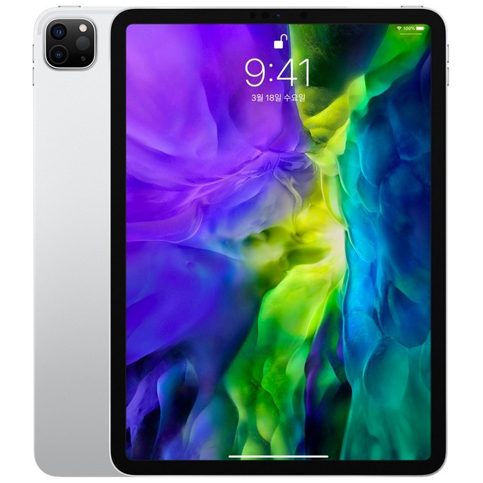 Apple iPad Pro 11 2세대, 실버, 1024GB, Wi-Fi 대표 이미지 - 대학생 아이패드 추천