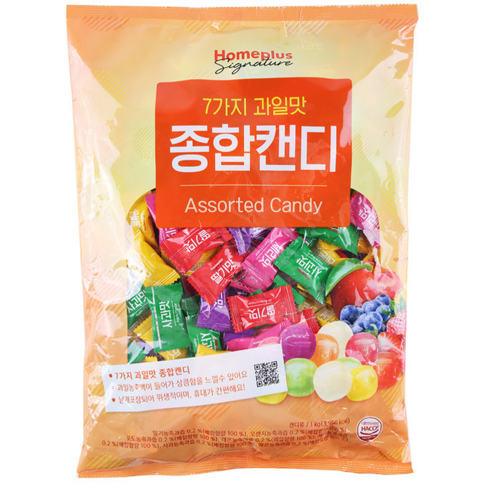 홈플러스 시그니처 종합캔디 1kg 1봉, 1개 대표 이미지 - 홈플러스 과자 추천