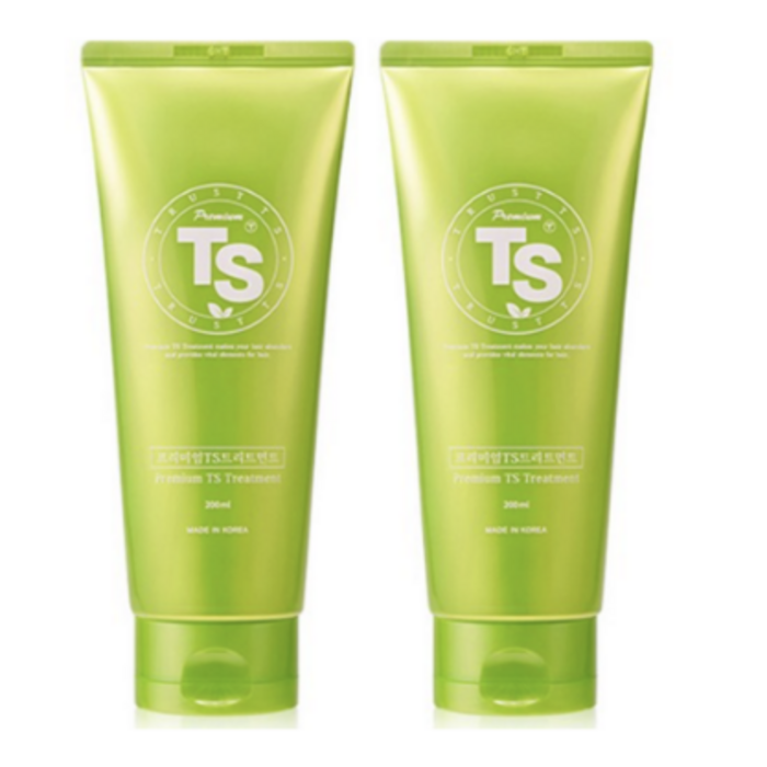 TS 프리미엄 헤어 트리트먼트, 2개, 200ml 대표 이미지 - TS 샴푸 추천