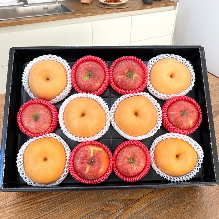 자연을 담은 명절선물 사과 배 혼합 선물세트, 1박스 대표 이미지 - 제수용 과일 추천