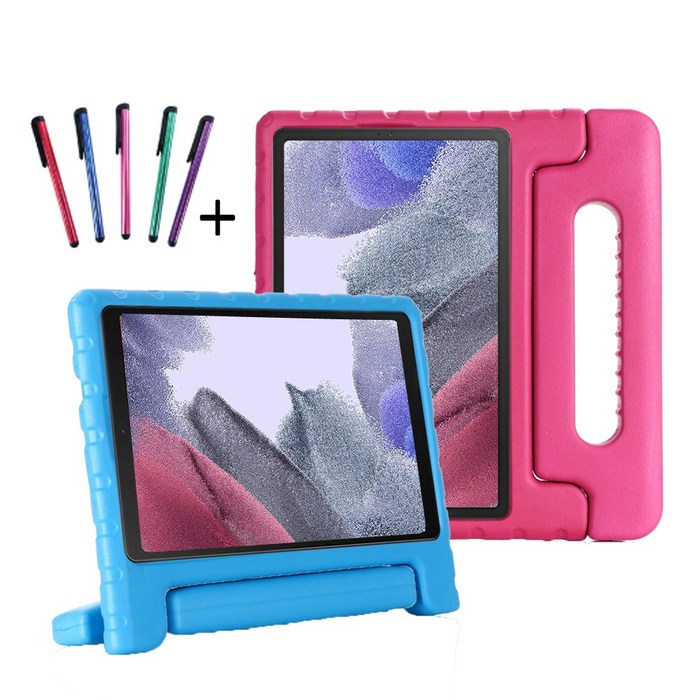 갤럭시탭A7라이트 8.7 2021 에바폼 케이스 SM-T220 T220N T225 T225N 삼성 Lite, 에바폼케이스(파랑)+터치펜 대표 이미지 - 갤럭시탭 A7 케이스 추천