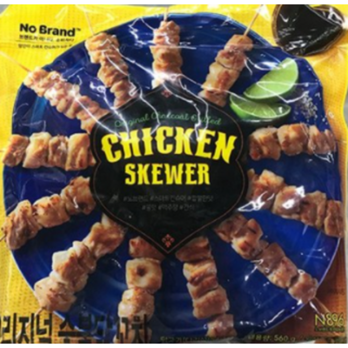 노브랜드 오리지널 숯불 닭꼬치 560g, 단품, 단품 대표 이미지 - 숯불 닭꼬치 추천