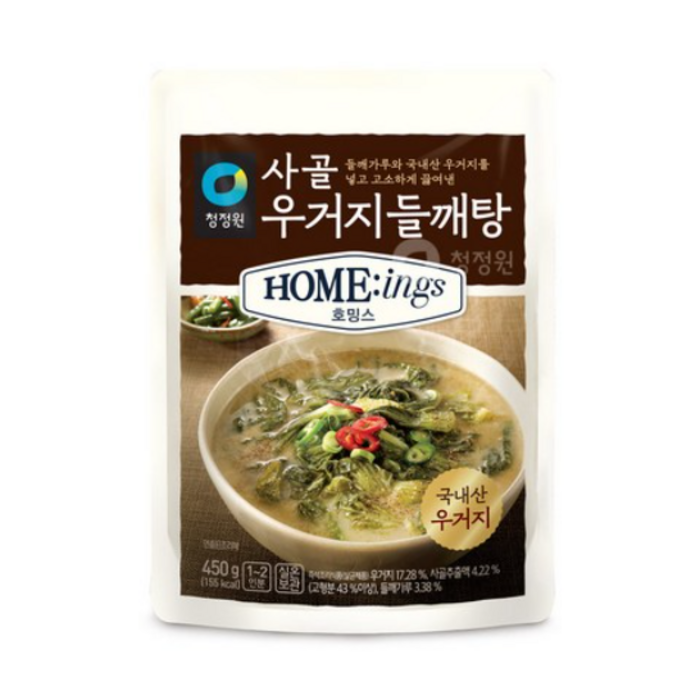 청정원 호밍스 사골 우거지 들깨탕, 450g, 1개 대표 이미지 - 청정원 호밍스 추천