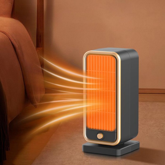 충전식 히터 무선 전기 이동식 휴대용 온풍기 무선난로 사무실 미니 화이트