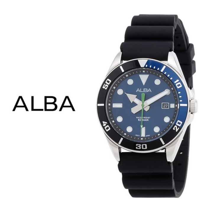 SEIKO ALBA 세이코알바 남성용 우레탄시계 AG8K17X1 대표 이미지 - 세이코알바 시계 추천