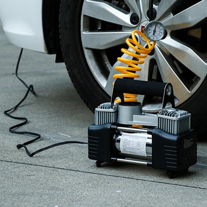 차량 가정용 에어컴프레셔 매트 타이어 공기주입 12V, 02. (10 Amp) 대표 이미지 - 자동차 에어펌프 추천