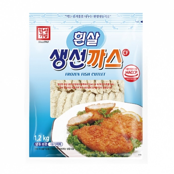 한성 흰살생선까스1.2kg한성, 1.2kg, 1개 대표 이미지 - 생선까스 추천