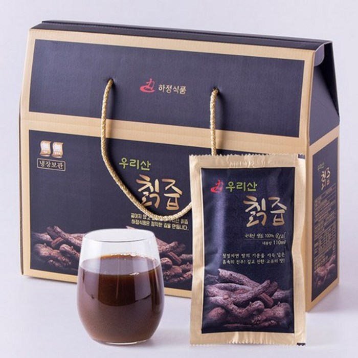 국내산 암칡 진한 우리산 생 칡즙 하정식품, 50포, 110ml 대표 이미지 - 칡즙 추천