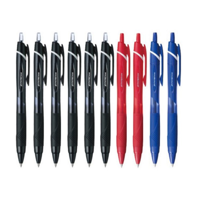 유니 제트스트림 단색 볼펜 혼합색상 10개 SXN-150-38 SXN-150-05 SXN-150C-05 SXN-150-07 SXN-150C-07 SXN-150-10, 단색볼펜 0.7mm 혼합10개(흑6청2적2) 대표 이미지 - 제트스트림 볼펜 추천