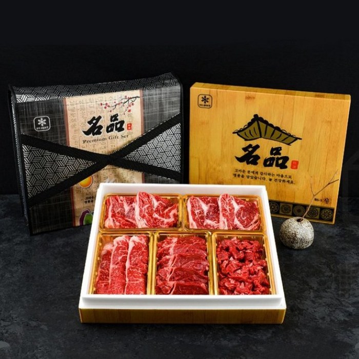 [쇠고기집] 국내산 1등급 명품 소고기 선물세트, 1) 프리미엄 세트 1호 대표 이미지 - 송아지 고기 추천