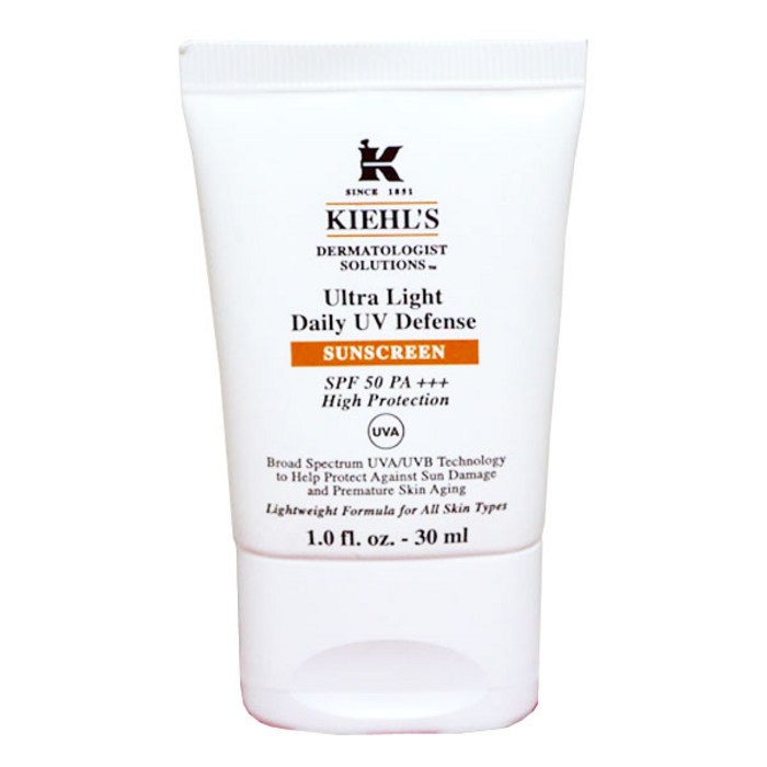 키엘 울트라 라이트 데일리 UV 디펜스 선스크린 spf50 pa+++ 30ml-정품, 30ml, 1개