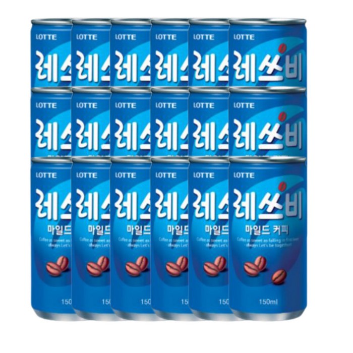 레쓰비 마일드 150ml x 60개 대표 이미지 - 후식 음료 추천