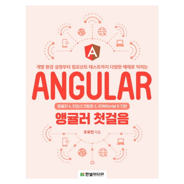 앵귤러 첫걸음:앵귤러 4 타입스크립트 2 ECMAScript 6 기반, 한빛미디어 대표 이미지 - 타입스크립트 책 추천