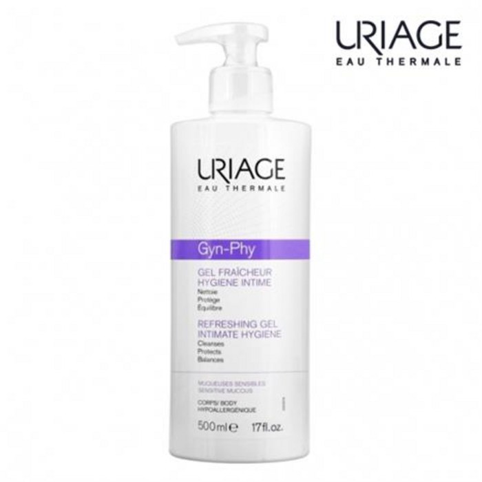 유리아쥬 [유리아쥬] Uriage Gyn-Phy 진피 리프레싱젤 여성청결제 500ml, 500ml, 1개