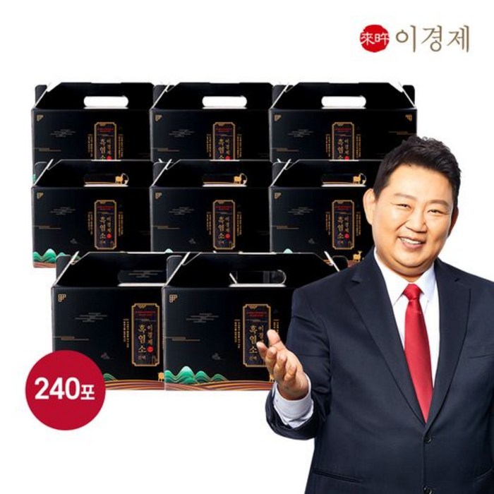 이경제 흑염소진액 8박스 (70mlX30포 8박스 총 240포) (P), 70ml, 240포 대표 이미지 - 흑염소 진액 추천