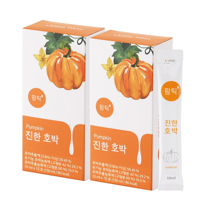 팜틱 진한 호박즙 10ml 30개 대표 이미지 - 호박즙 추천