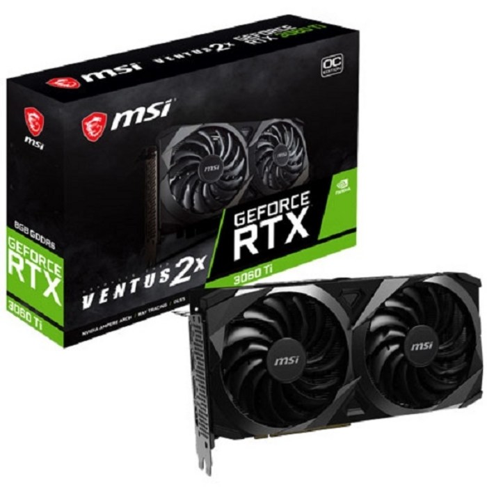 MSI 지포스 RTX 3060 Ti 벤투스 2X OC D6 8GB __ 대표 이미지 - 게이밍 그래픽카드 추천