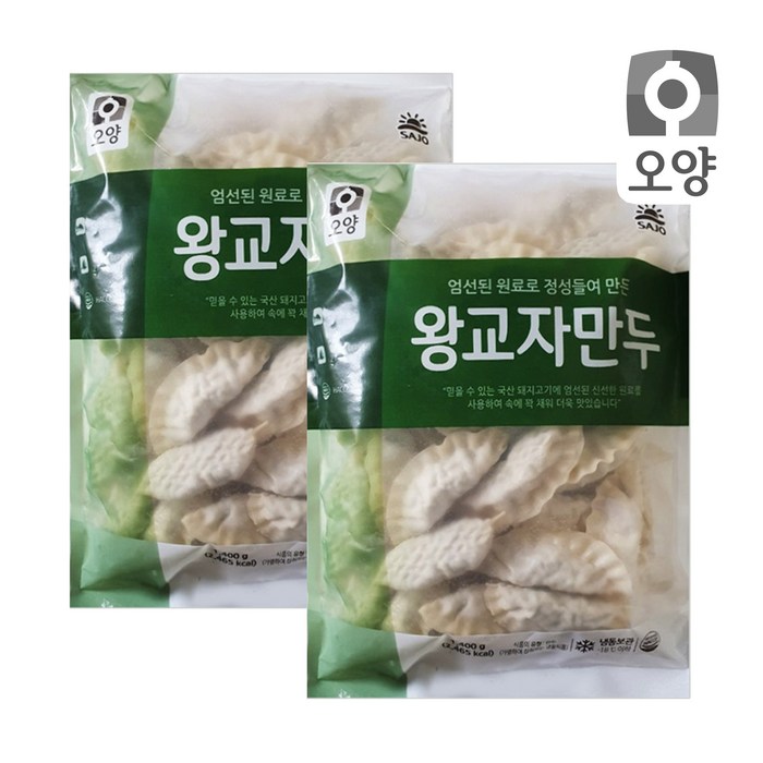 사조오양 왕교자만두 1.4kg x 2봉, 2개 대표 이미지 - 만두 제일 싼 거 추천