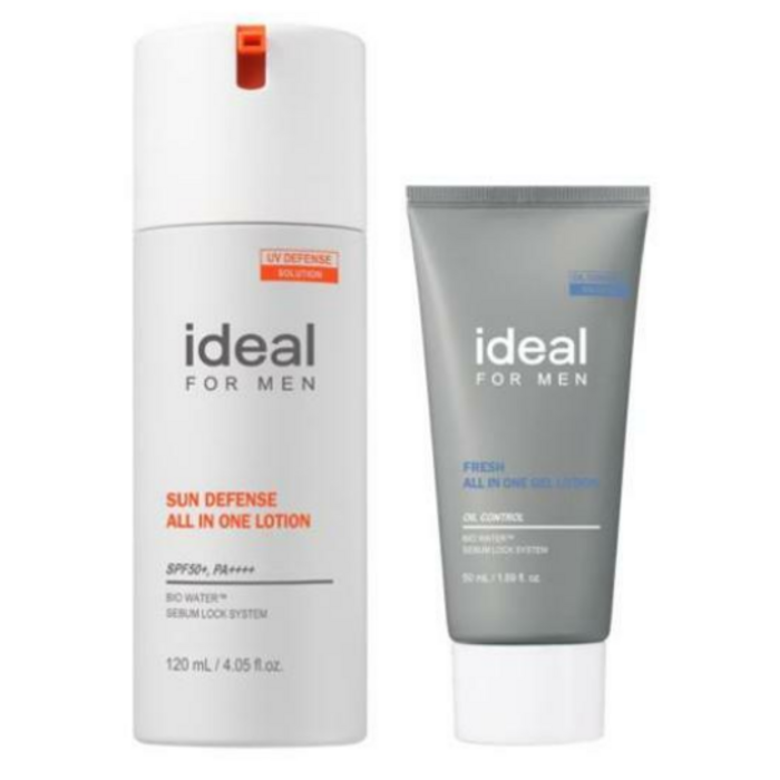 아이디얼포맨 선디펜스 올인원 120ml +프레시 올인원 젤 로션 50ml, 1set 대표 이미지 - 올인원 포맨 추천