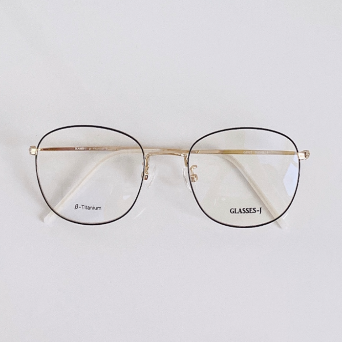 GLASSES-J 가벼운 7g 국산 수제 베타티타늄 다각형 안경테 (데모렌즈) 대표 이미지 - 베타티타늄 안경 추천