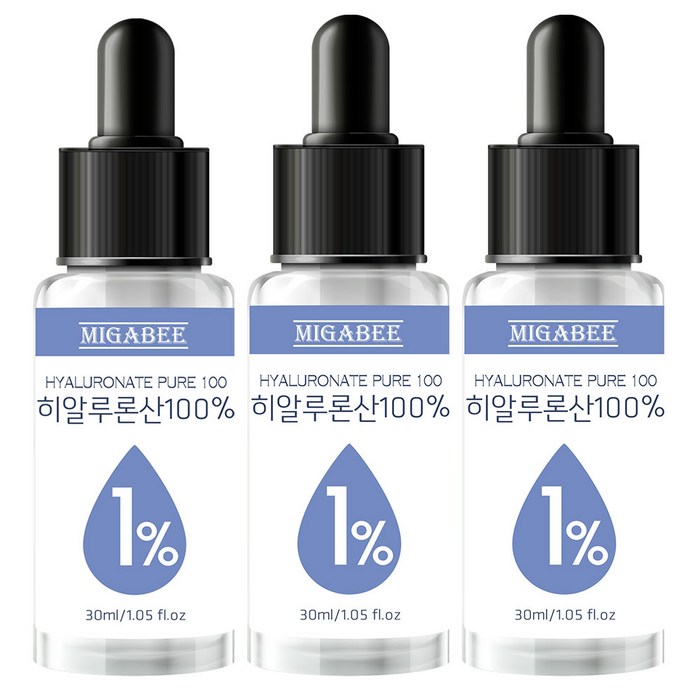 미가비 히알루론산 원액앰플, 30ml, 3개 대표 이미지 - 히알루론산 앰플 추천