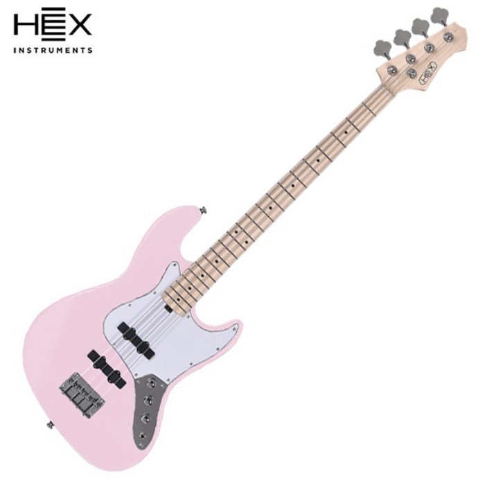 [20가지사은품]HEX 헥스 베이스 기타 핑크 B100M SPPK 대표 이미지 - 입문용 베이스 추천