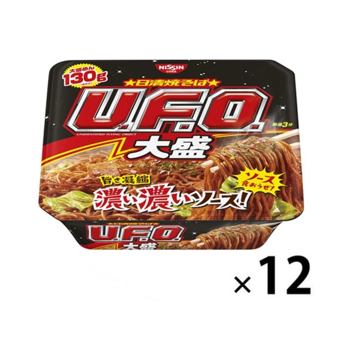 닛신 UFO 야키소바 BIG 컵라면, 12개 대표 이미지 - 일본 라멘 추천