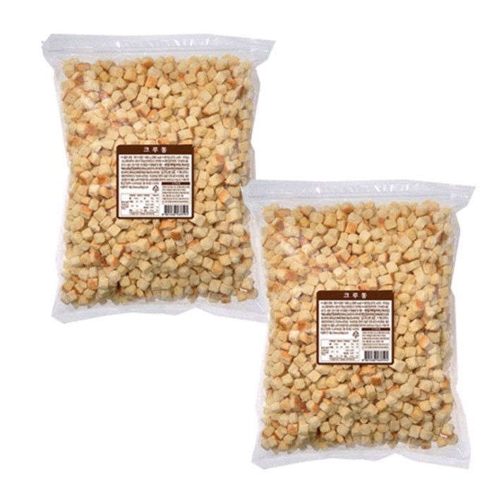 삼립 크루통 1kg(2개), 2 대표 이미지 - 마늘빵 추천