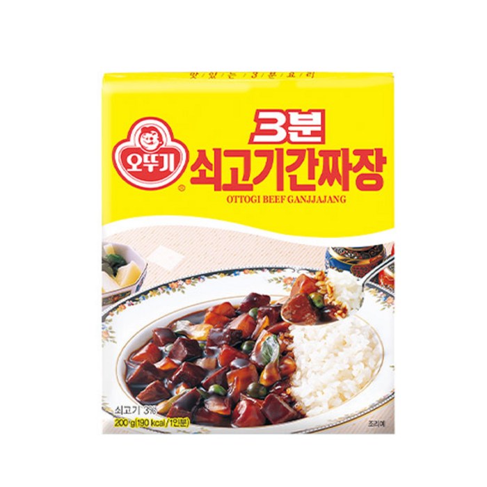 오뚜기 3분 쇠고기간짜장, 6개, 200g 대표 이미지 - 간짜장 추천