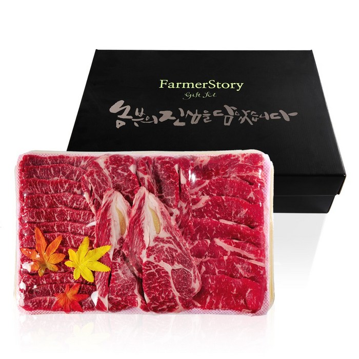 [전남생협] 한우선물세트 구이용 1.2kg (꽃등심600g+채끝400g+특수200g) 선물세트, 1box 대표 이미지 - 한우 부채살 추천