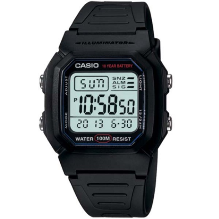 Casio 카시오 W-800H-1AVCF 남성 손목시계 대표 이미지 - 카시오 시계 추천