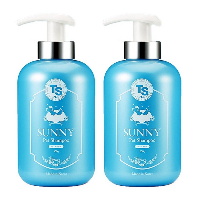TS 써니 강아지 샴푸 베이비파우더향, 500g, 2개 대표 이미지 - TS 샴푸 추천