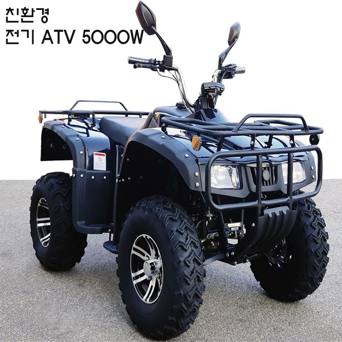친환경 전기 ATV 5000w 사륜오토바이 산악용바이크, 빨강