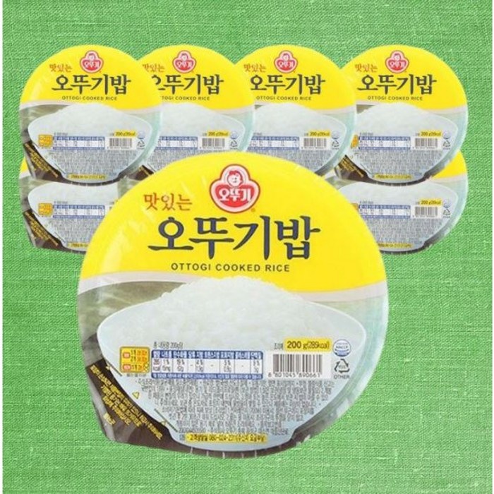 오뚜기 맛있는 밥 흰밥 쌀밥 205 210 200g, 200그렘 35개+1개 대표 이미지 - 쌀밥 추천