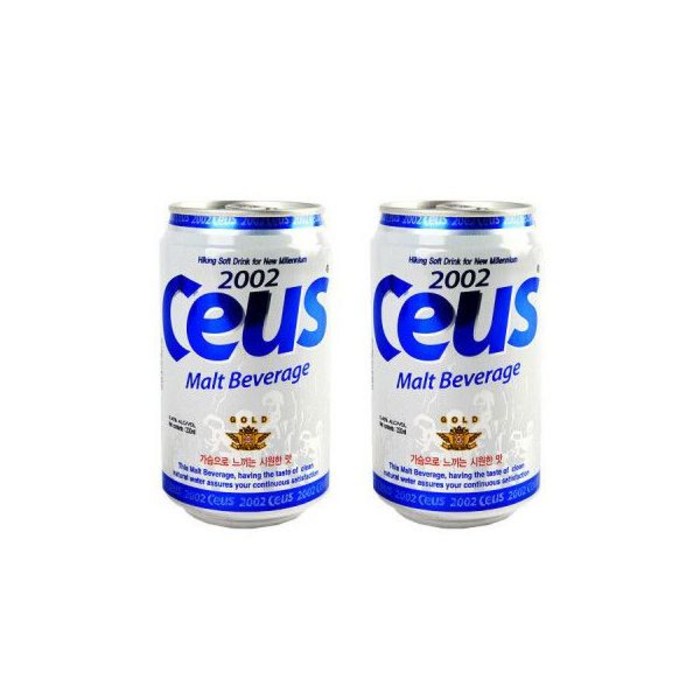 저알콜맥주 2002 세우스 330ml x 24캔 노래방음료 - 추천, 24개 대표 이미지 - 맥주 추천