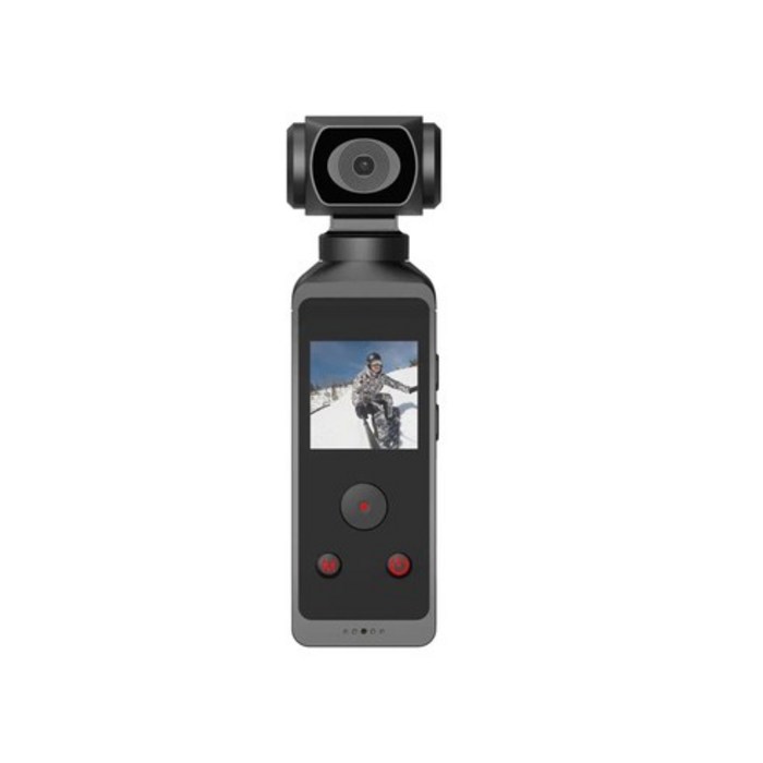 4K 스포츠 카메라 포켓 카메라 컴팩트한 휴대용 방수 케이스 브이로그 렌즈 회전 32G 메모리입니다 액션캠, 32GB 대표 이미지 - 브이로그 카메라 추천