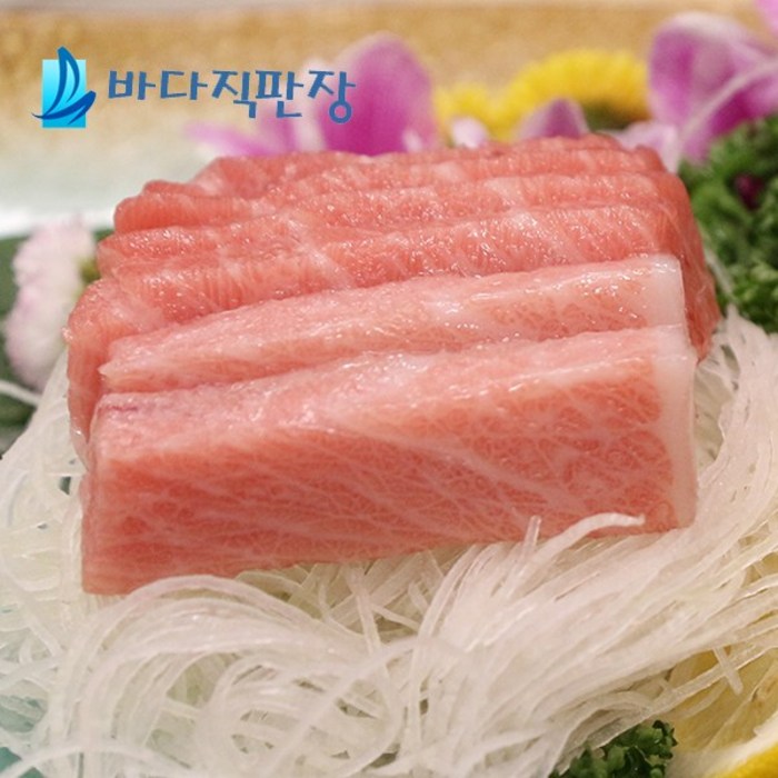 바다직판장 참다랑어 대뱃살 1급 손질슬라이스 400g 참치, 1개 대표 이미지 - 참다랑어 추천