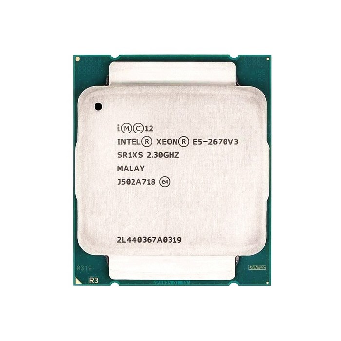 인텔 제온 e5 2670 v3 cpu e5-2670v3 sr1xs 2.30ghz 30m 12코어 LGA 2011-3 프로세서 대표 이미지 - 라이젠 CPU 추천