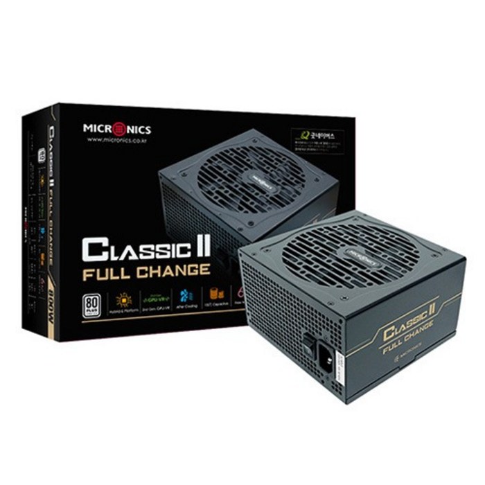 마이크로닉스 Classic II 풀체인지 700W 80PLUS 230V EU 파워 (ATX 700W), 1개, 선택하세요 대표 이미지 - 컴퓨터 파워 추천