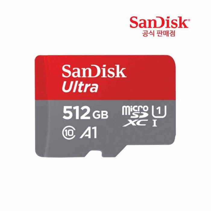 샌디스크 울트라 마이크로 SDXC SDSQUAR-512G, 512GB 대표 이미지 - SDXC 추천