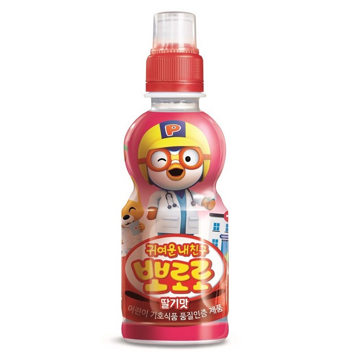 뽀로로 귀여운 내친구 어린이 음료 235 ml, 딸기맛, 10개 대표 이미지 - 딸기맛 음료 추천