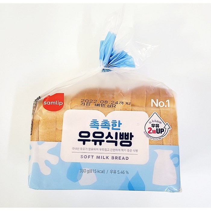 삼립 아침엔 우유 밀크토스트 4봉 식빵 샌드위치, 4개 대표 이미지 - 허니브레드 추천